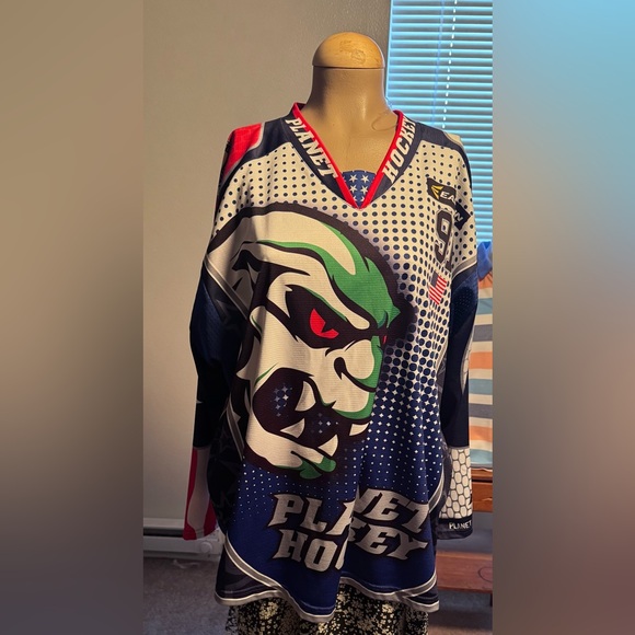 Dynamix Sport Planet Hockey Jersey multi color # 91 - Picture 1 of 4